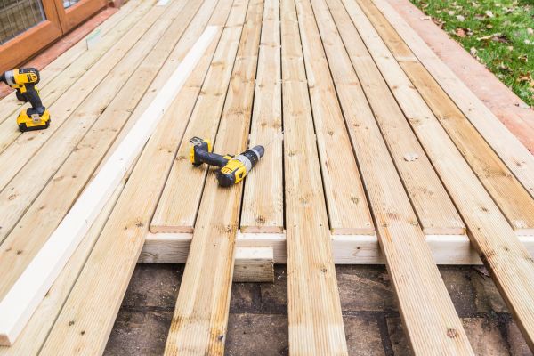 Damaged Deck Boards Repair in Raleigh