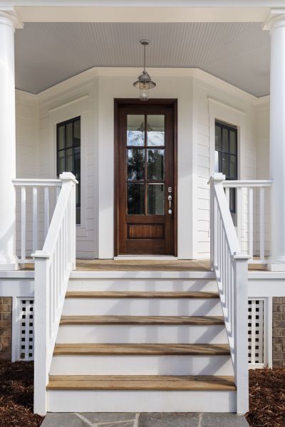 Stoop Railing Installation in Raleigh