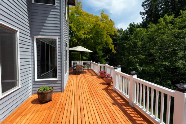 Cedar Deck Construction in Raleigh